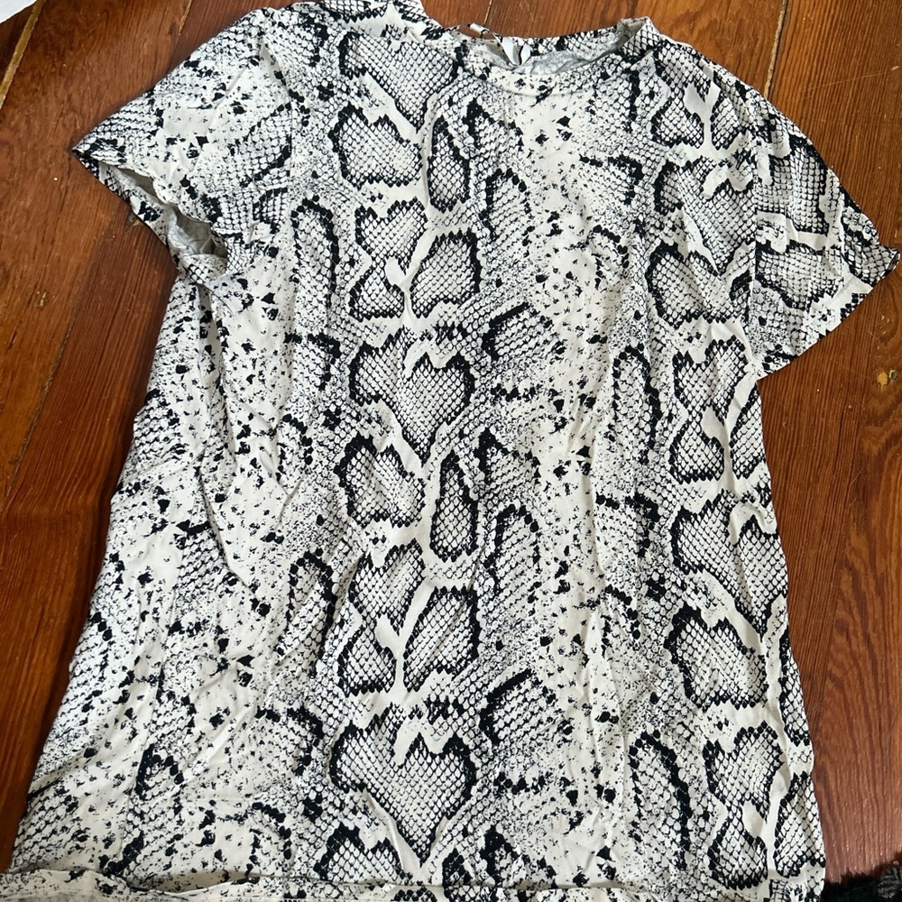snake skin top
